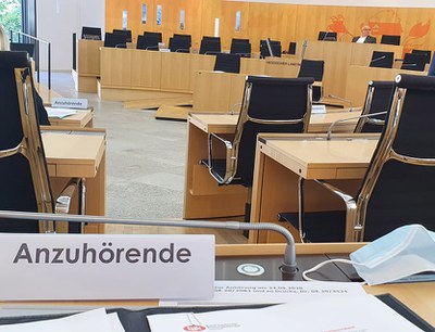 Anhörung im Haupt- und Innenausschuss des Hessischen Landtages zur Einführung einer/-s Bürger- und Polizeibeauftragten.