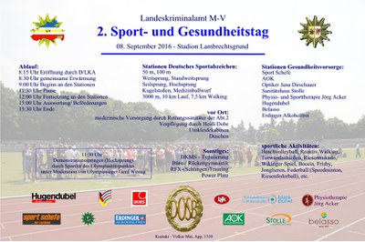 BDK als Partner beim 2. LKA-Sport- und Gesundheitstag