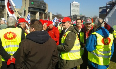 BDK-Protest stützt Tarifforderungen