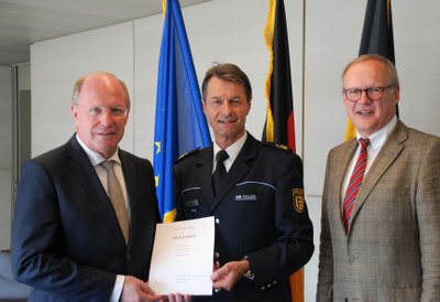 Bernhard Weber wird neuer Präsident beim Polizeipräsidium Ulm