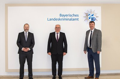 Besuch beim Präsidenten des Bayerischen Landeskriminalamtes