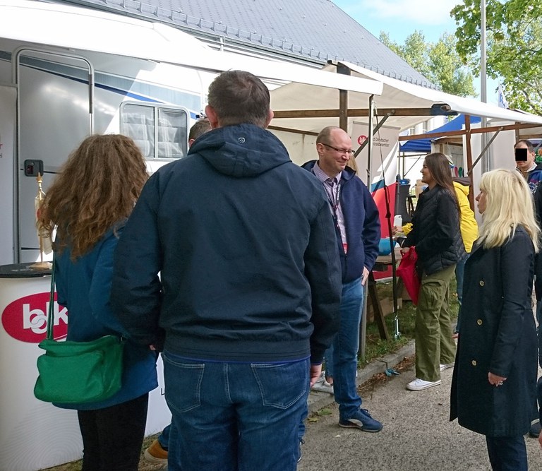 Marco Schmidt im Gespräch mit der Berlin Innensenatorin