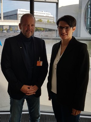 Gespräche im Bundestag