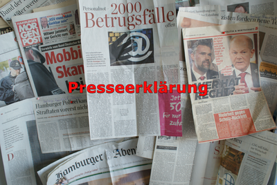 Hamburger Abendblatt: "Hamburger Kripo-Gewerkschaft und CDU sprechen von "Geldverbrennung", rot-grüner Senat von "strategischer Entscheidung".