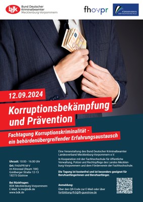 Korruptionsbekämpfung und -prävention –  Fachtagung des BDK