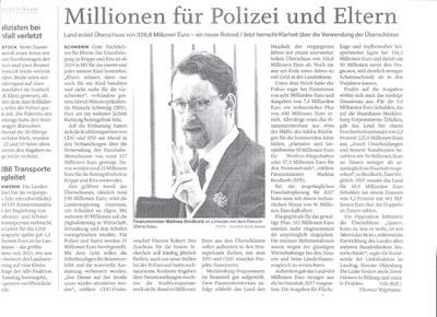 Nur Beruhigungspillen für die Polizei?