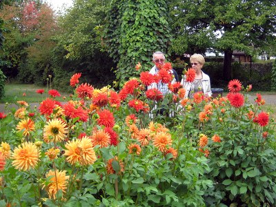 Pensionärs- und Rentnertreffen  zum „Dahlienfeuer“ im „Britzer Garten“