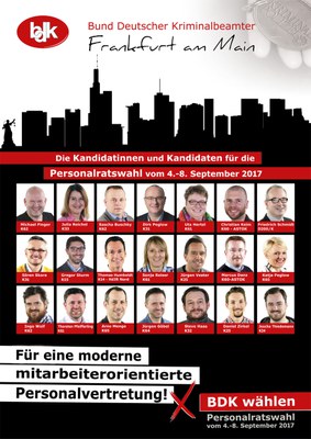 Personalratswahl beim Polizeipräsidium Frankfurt am Main