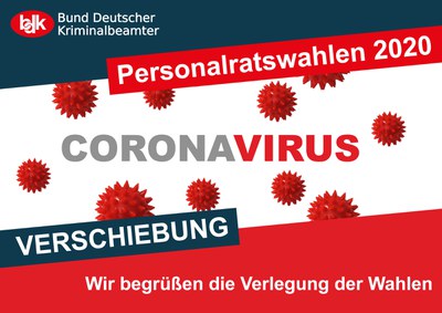 Personalratswahlen 2020 verschoben!