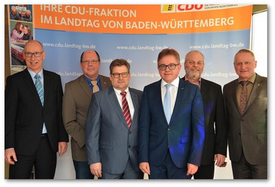 Polizeigewerkschaften treffen CDU-Spitzenkandidaten