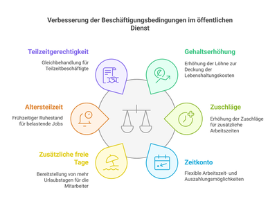 Start der Tarifrunde TVöD 2025 im Bund und Kommunen