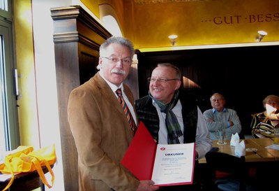 Traditionelles „Eisbein-Essen“ der Pensionäre/Renter /-innen des BDK-Landesverbands Berlin am  17.03.2016 im Restaurant „Paulaner“