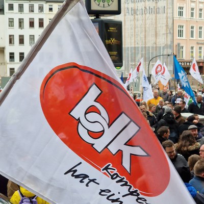 Warnstreik in Hamburg