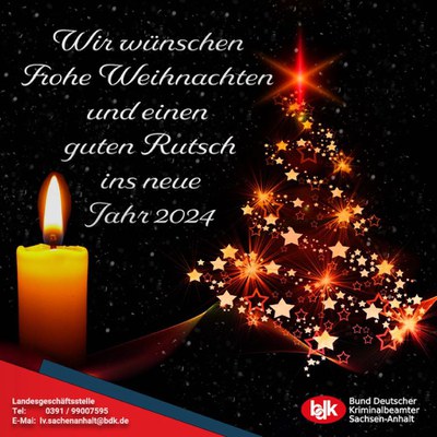 Weihnachtsgrüße des Landesvorsitzenden