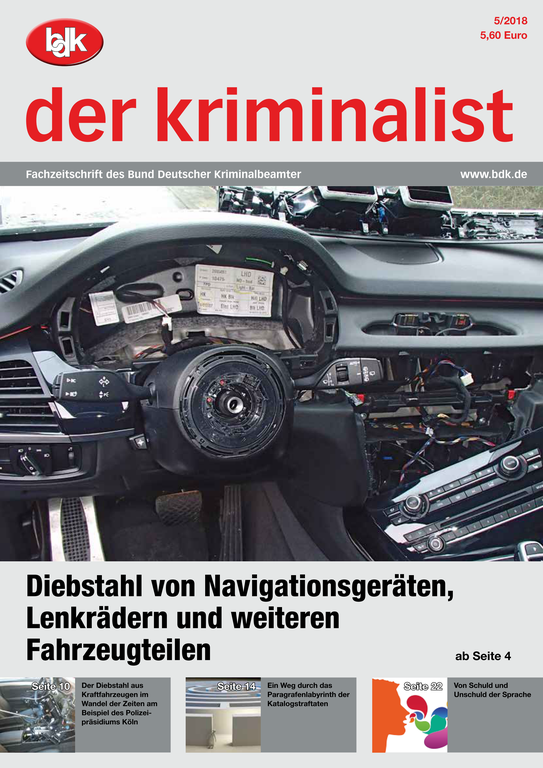 Der Kriminalist 05-2018 — Bund Deutscher Kriminalbeamter E.V.