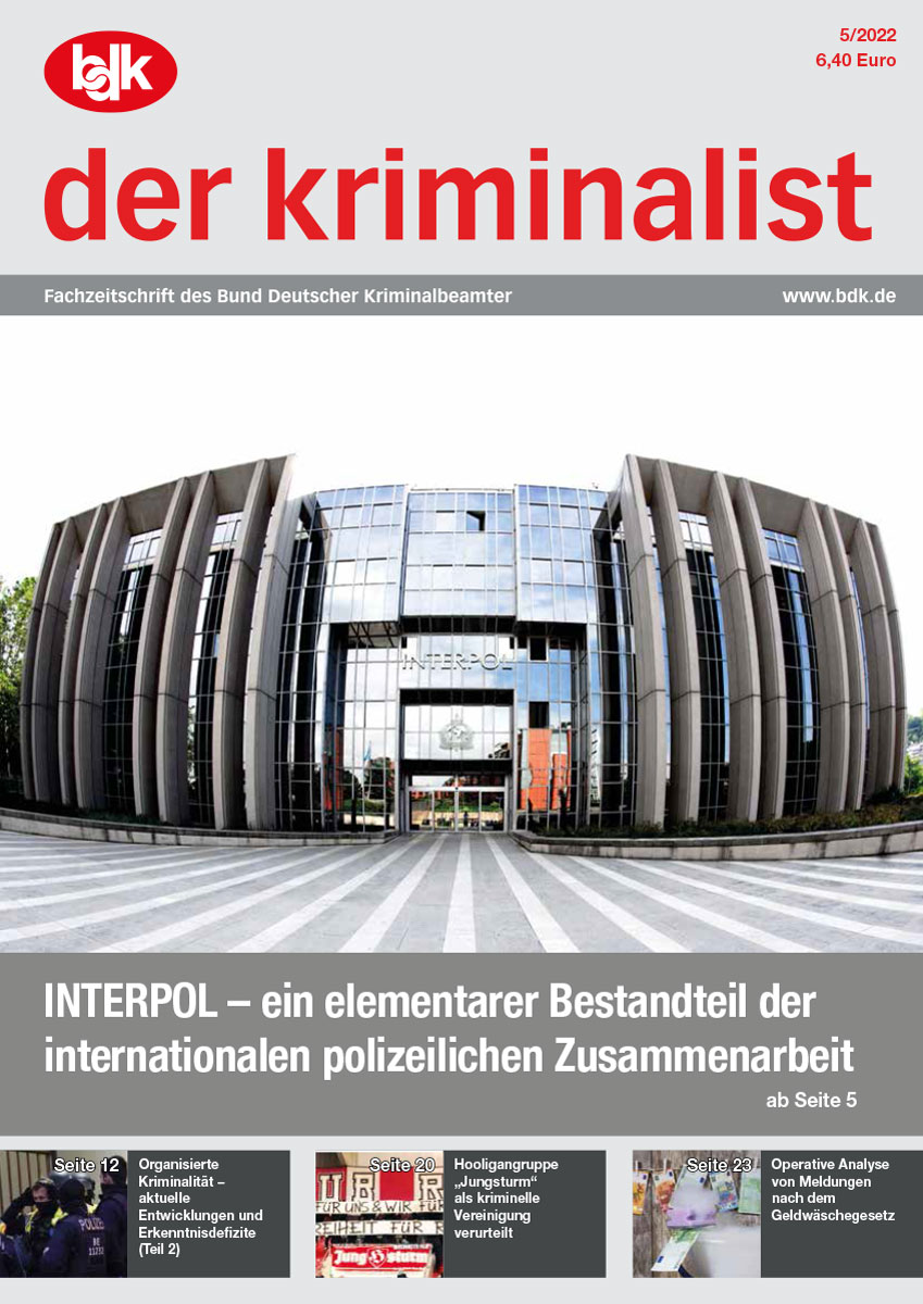 Der Kriminalist 05-2022 — Bund Deutscher Kriminalbeamter E.V.