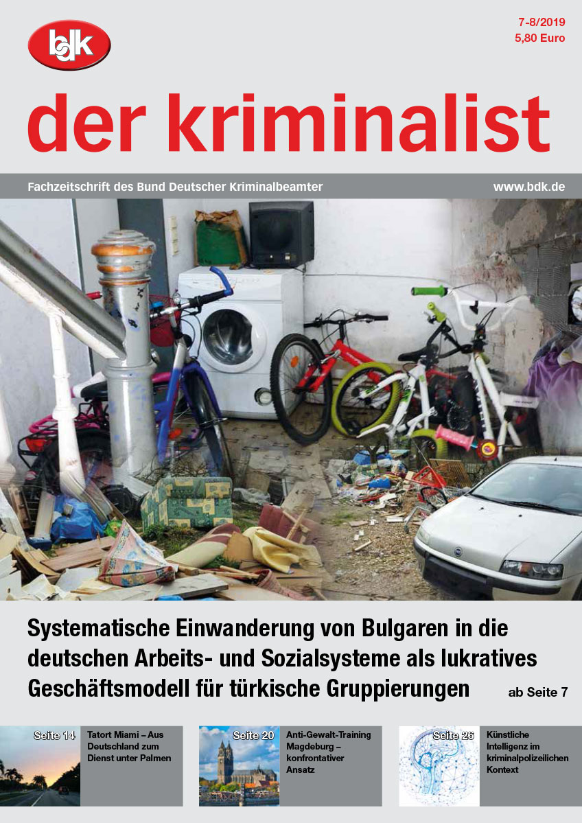 Der Kriminalist 07/08-2019 — Bund Deutscher Kriminalbeamter E.V.