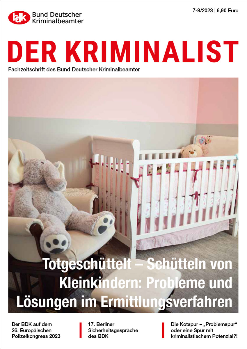 DER KRIMINALIST 07/08-2023 — Bund Deutscher Kriminalbeamter E.V.