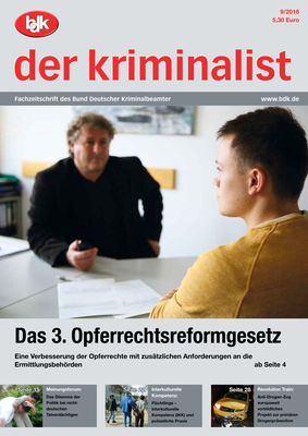 "der kriminalist" 09/2016