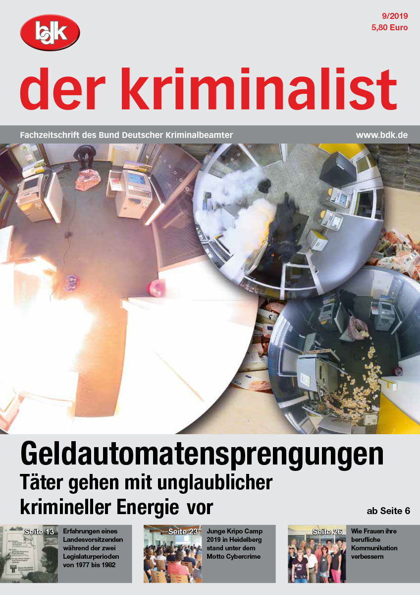 Der Kriminalist 09-2019 — Bund Deutscher Kriminalbeamter E.V.