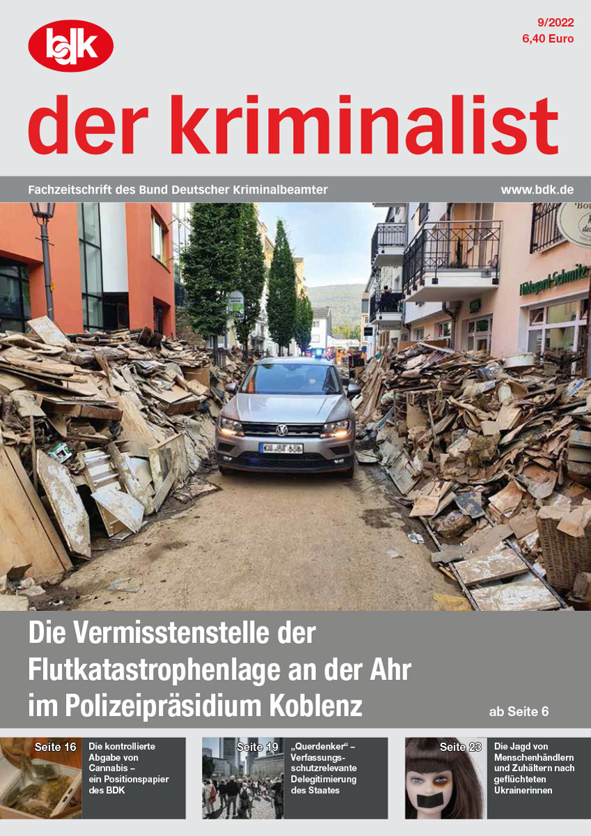 Der Kriminalist 09-2022 — Bund Deutscher Kriminalbeamter E.V.