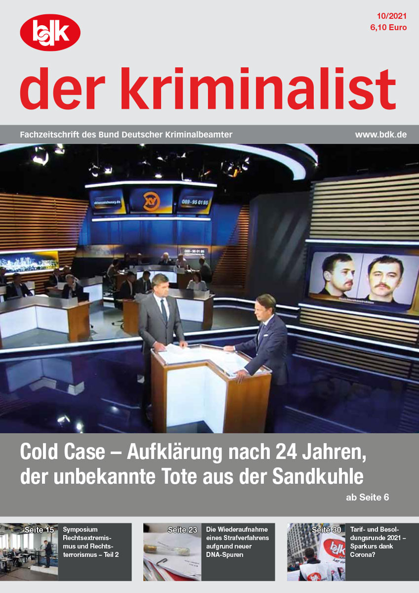 Der Kriminalist 10-2021 — Bund Deutscher Kriminalbeamter E.V.