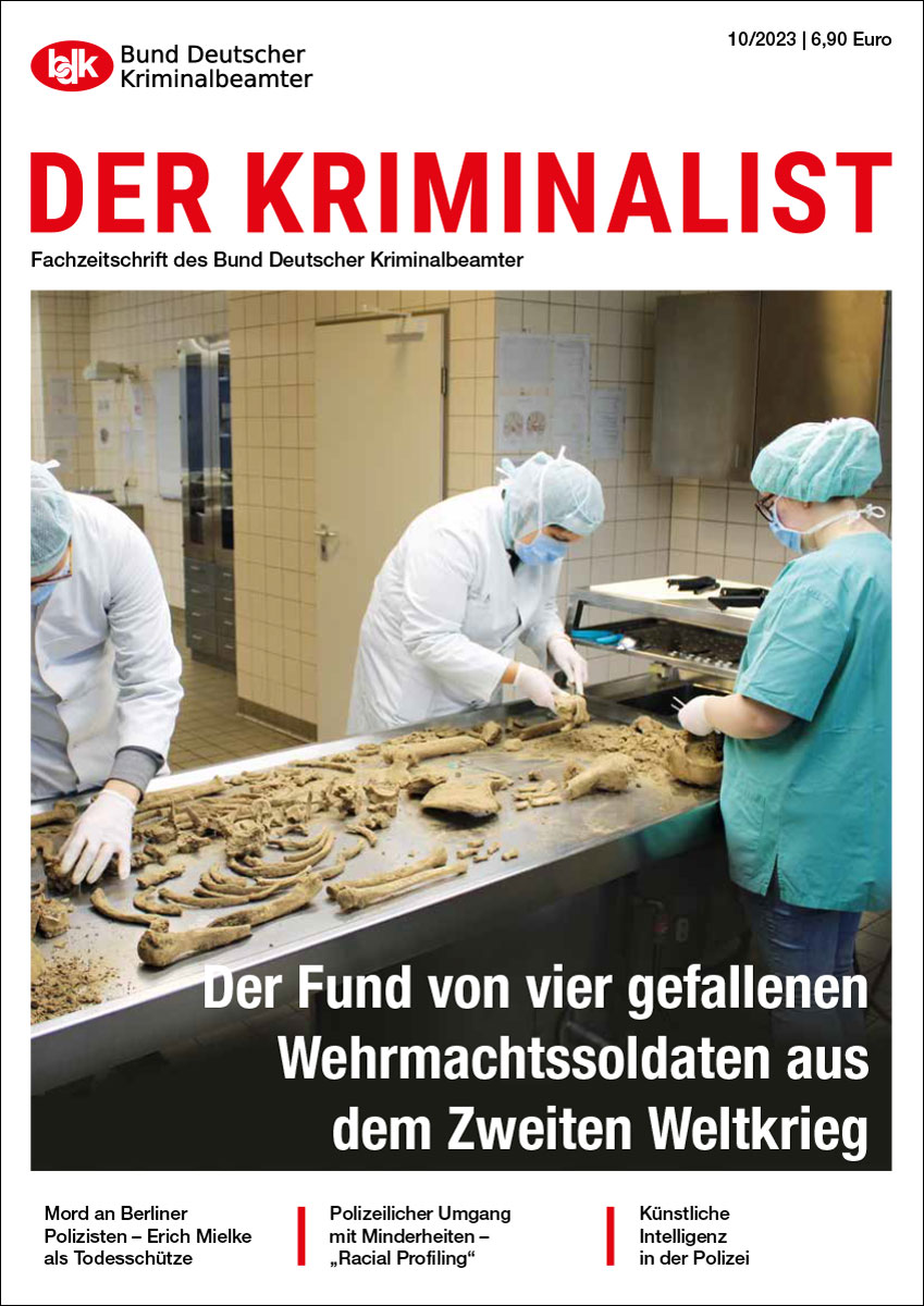 DER KRIMINALIST 10-2023 — Bund Deutscher Kriminalbeamter E.V.