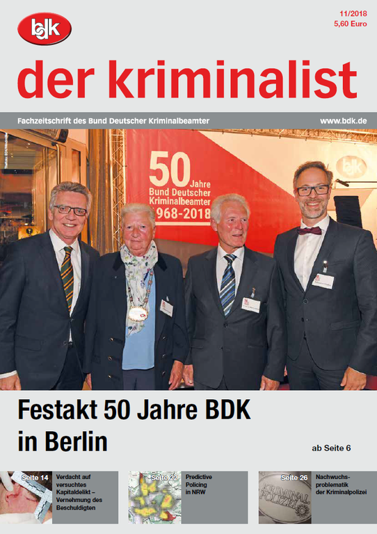 Der Kriminalist 11-2018 — Bund Deutscher Kriminalbeamter E.V.